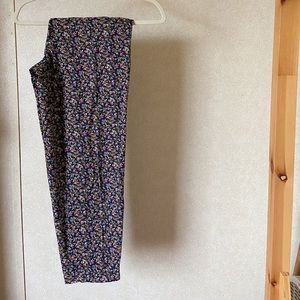 VINTAGE micro floral pants